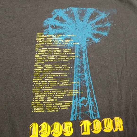 R. E. M. 1995 Tour shirt - Picture 5 of 8